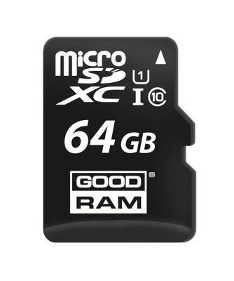 KARTA PAMIĘCI GOODRAM 64GB Class 10 +ADAPTER SD