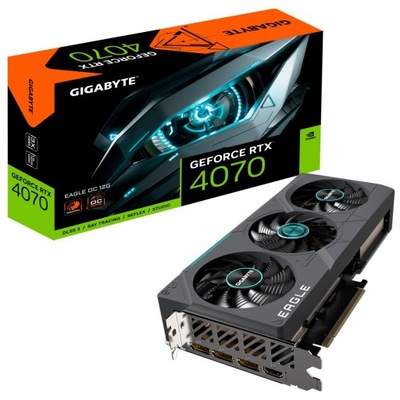 Karta graficzna GeForce RTX 4070 EAGLE OC 12GB GDDR6X 192bit 3DP HDMI