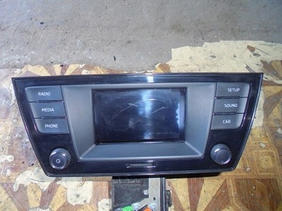 Skoda fabia радио навигация 6v0035871b фото №1