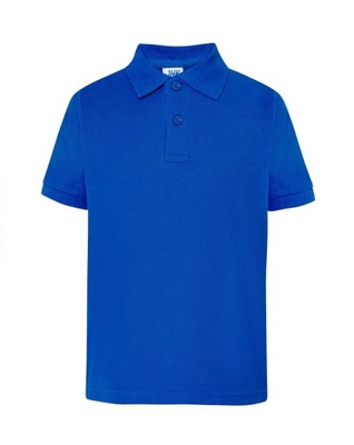 Koszulka POLO dziecięca ROYAL BLUE 134-140