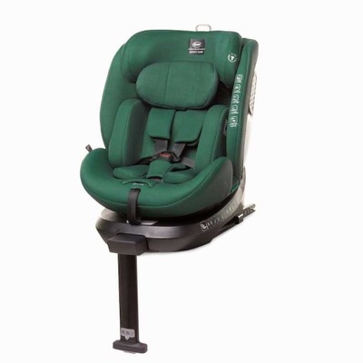 Fotelik Enzo-fix I-Size 40-150 cm dark green 4baby