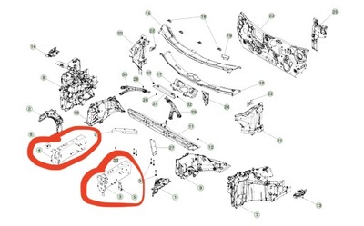 Tesla s plaid лонжерон перед 22- фото №1