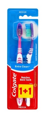 Colgate Szczoteczka DUO Extra Clean Średnia 1 op.-2szt