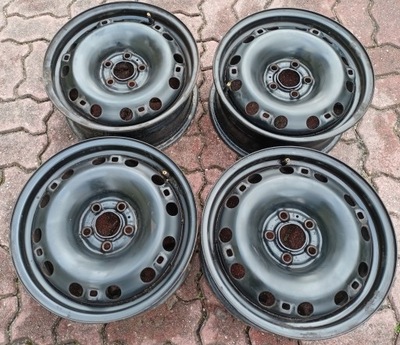 LLANTAS ACERO 15 5X100 VW POLO GOLF IV SKODA FABIA ROOMSTER SEAT IBIZA LEON 