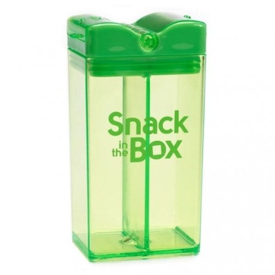 SNACK IN THE BOX Pojemnik na przekąski green