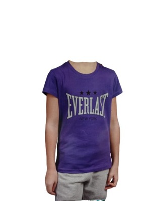 Bluzka koszulka Everlast dziewczęca fioletowa 152