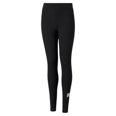 Puma ESS Logo Leggings czarne 587035 01 128cm