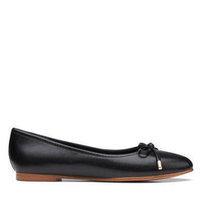 Baleriny Clarks Grace Lily wygodne czarne 35.5