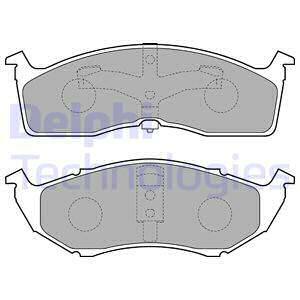 ZAPATAS DE FRENADO DELPHI LP1531  