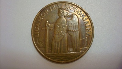 Polska Medal Liga Morska i Kolonialna brąz