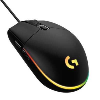 Przewodowa mysz do gier Logitech G102 Light Sync z konfigurowalnym oświetleniem RGB