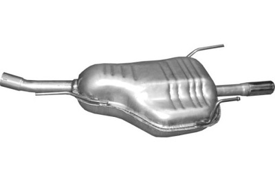 POLMO SILENCIADOR POLMOSTROW 17.28ALU TERMINAL OPEL ASTRA G 1.6I 16V 98-04  