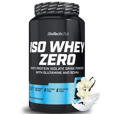 BioTech USA Iso Whey 908g Izolat białka waniliowy