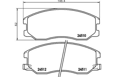 HELLA PAGID КОЛОДКИ ГАЛЬМІВНІ CHEVROLET CAPTIVA 2.0