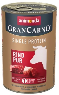 Animonda GranCarno Single Protein Wołowina 400g