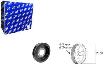 [2156062] шкив коленчатого вала коленчатого подходит к: o фото №1