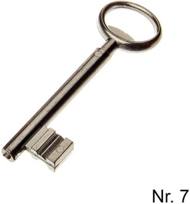 KLUCZ JANIA ODLEWANY DO ZAMKA - Nr 7