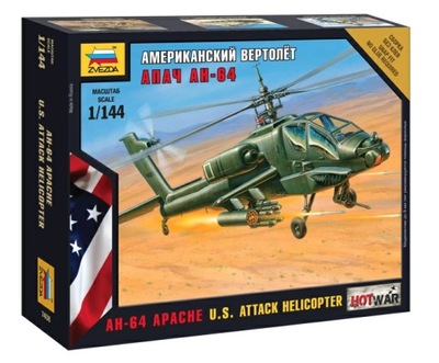 1:144 AH-64 Apache U.S. Attack Helicopter