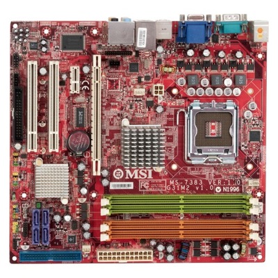 MSI MS-7383 G31M2 v1.0 s.775 DDR2 PCI-E PCI microATX