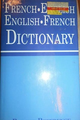 Dictionary french English English French -