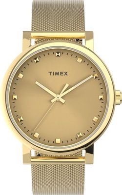 Zegarek damski złoty bransoletka oryginał TIMEX