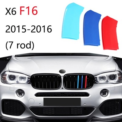 3PCS CAR GRILLE PARTA TRYDNIE PARA BMW X1 2 PIEZAS X3 X4 X5 X6 X7 Z4 E84 F48 F39 F2  