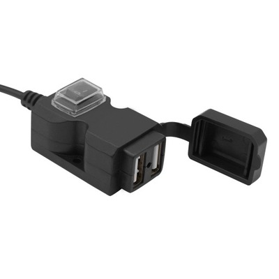 DISPOSITIVO DE CARGA MOTOCICLETA USB VOLANTE PARTE TRASERA ESPEJO  