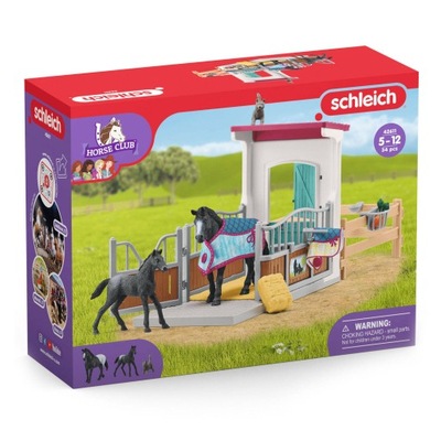 Schleich 42611 Zagroda dla koni z klaczą Horse koń