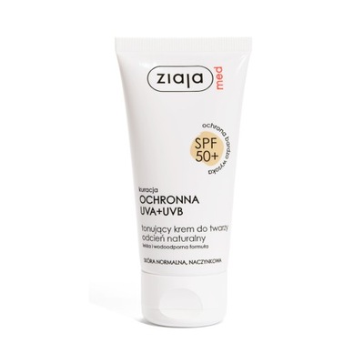 ZIAJA TONUJĄCY KREM DO TWARZY SPF 50+ OCHRONNY