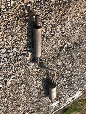 Skoda rapid lift 1.2 tsi вихлоп гасник фото №1