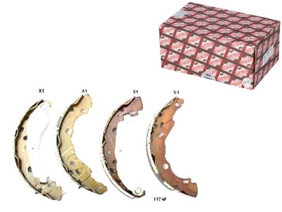 ZAPATAS DE TAMBOR DE FRENADO JUEGO ASHIKA  