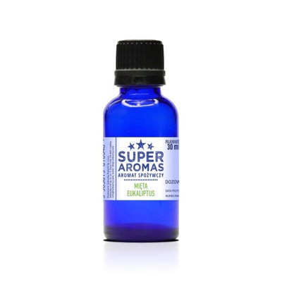 Aromat SUPER AROMAS mięta eukaliptus 30 ml