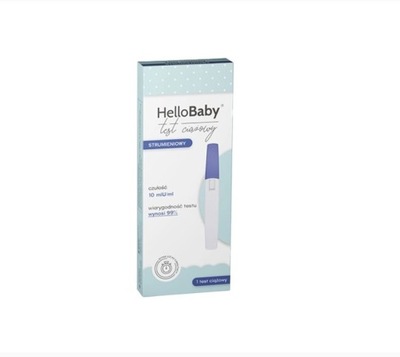 HelloBaby test ciążowy - strumieniowy 1szt