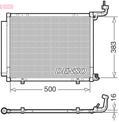 AUŠINTUVAS KONDICIONAVIMO FORD FIESTA VII 1.0 18- 