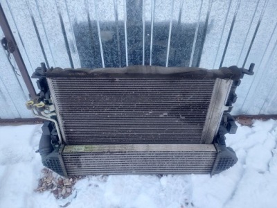 Ford c-max mk2 2.0 tdci радиатор вентилятор комплект фото №1