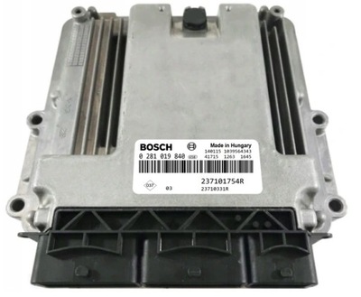 COMPUTADOR RENAULT TRAFIC 0281019840 237101754R  