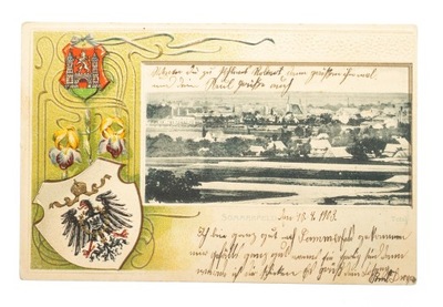 LUBSKO - PANORAMA, WIDOK OGÓLNY 1903