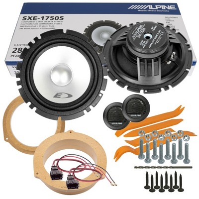 ALPINE ALTAVOCES AUDI A4 B8 A5 A6 C6 4F Q3 Q5 Q7 4L  