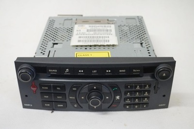 Радио peugeot 407 rt3 n3 96632912xa фото №1