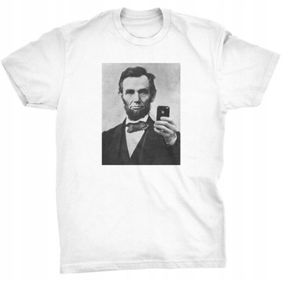 Abraham Lincoln Selfie Koszulka Prezydent USA