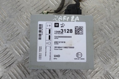 Opel zafira c модуль блок керування радіо 13483128 11- фото №1