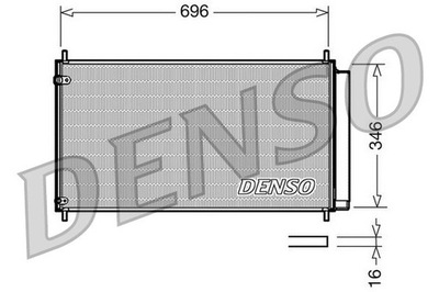 DENSO РАДИАТОР DCN50022 DCN50022 DENSO 814205