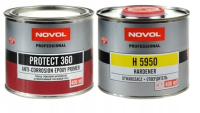 NOVOL PROTECT 360 Z UTW. 0,4 L СЕРЫЙ