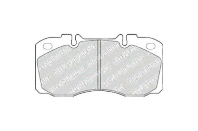 Delphi lp2138 набір гальмівних колодок гальмівних, гальма дискові фото №1