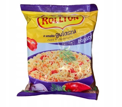 Zupka instant o smaku gulaszu Rollton 60g