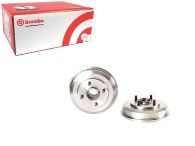 БАРАБАНЫ ТОРМОЗНЫЕ 2 ШТУКИ. ЗАД FORD FOCUS I 1.4-2.0 10.98-03.05 BREMBO