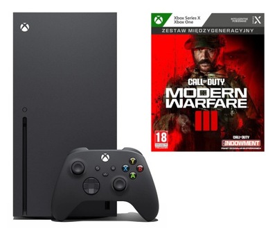 Konsola Xbox Series X 1TB + Gra Call of Duty: Modern Warfare III C.O.D.E.