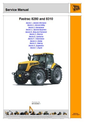 JCB Service Manual Fastrac 8280 and 8310