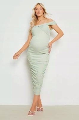 BOOHOO MATERNITY SUKIENKA DOPASOWANA XL