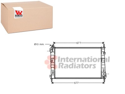 VAN WEZEL РАДИАТОР ДВИГАТЕЛЯ FORD VAN WEZEL